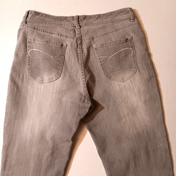 Chico's Jeans Womens 1 Gray Platinum Series Bootcut Medium Wash Denim 32x30 - Picture 6 of 12